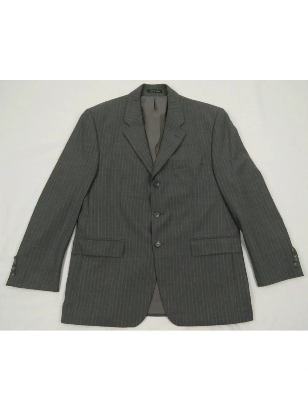 Lauren Ralph Lauren Striped Wool Blend 3 Button Blazer Sport Coat Jacket 40 S